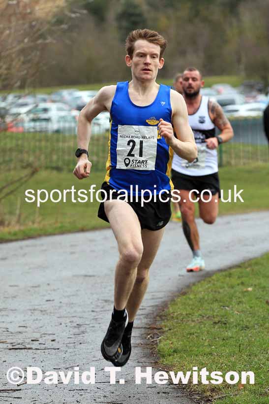 Senior Men and Veterans (Over 40s), 2023 NECAA Royal Signals Relays, Hetton le Hole, County Durham. Photo: David T. Hewitson/Sports for All Pics